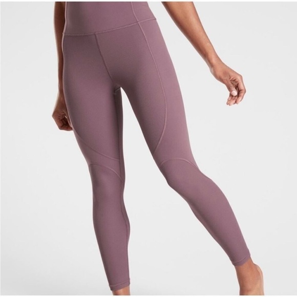ATHLETA rise up rib 7/8 tight light purple legging - Picture 10 of 10